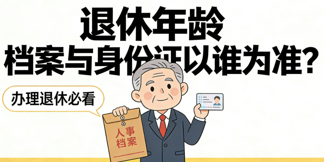 退休年龄以档案为准还是以身份证为准？依据是什么？