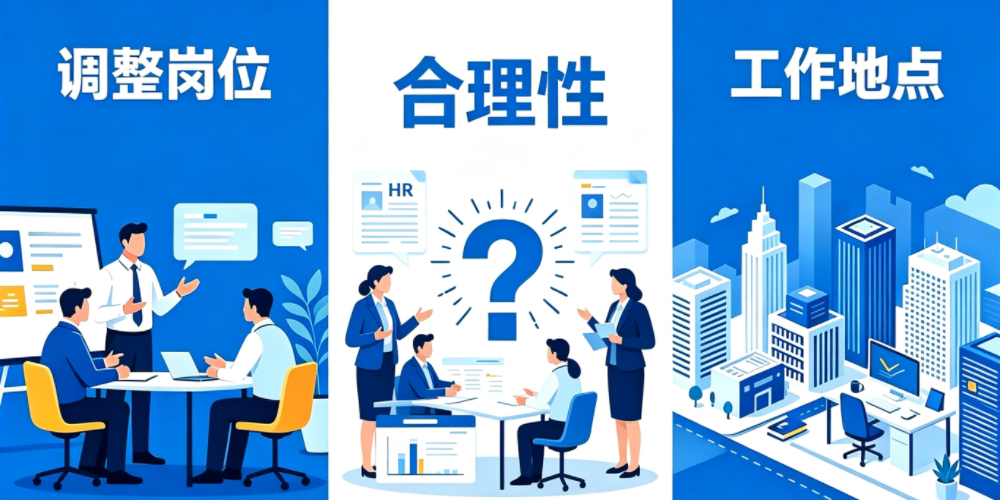 如何界定调整工作岗位或者工作地点的合理性？