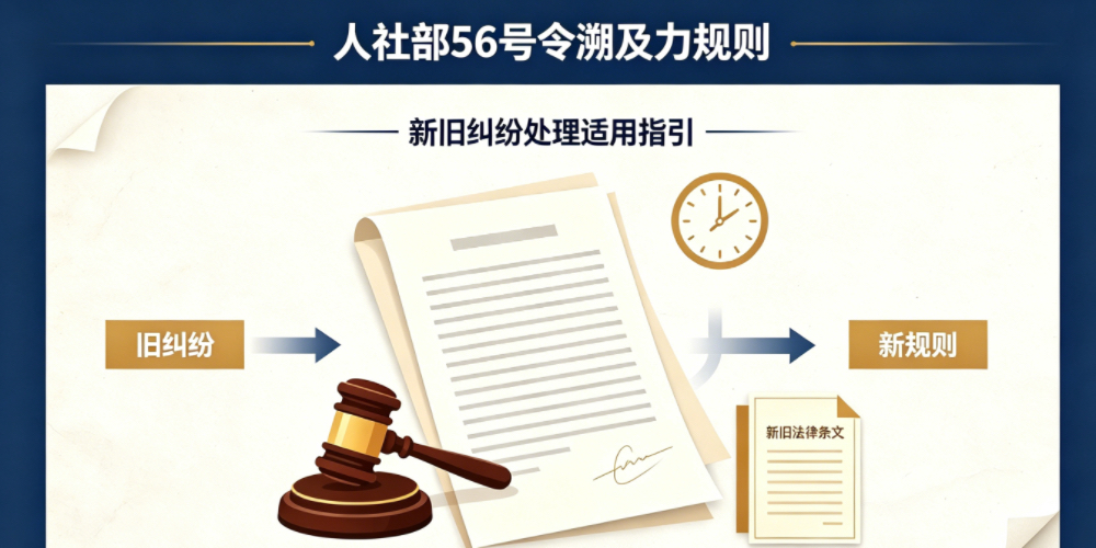 人社部56号令溯及力规则与新旧纠纷处理适用指引