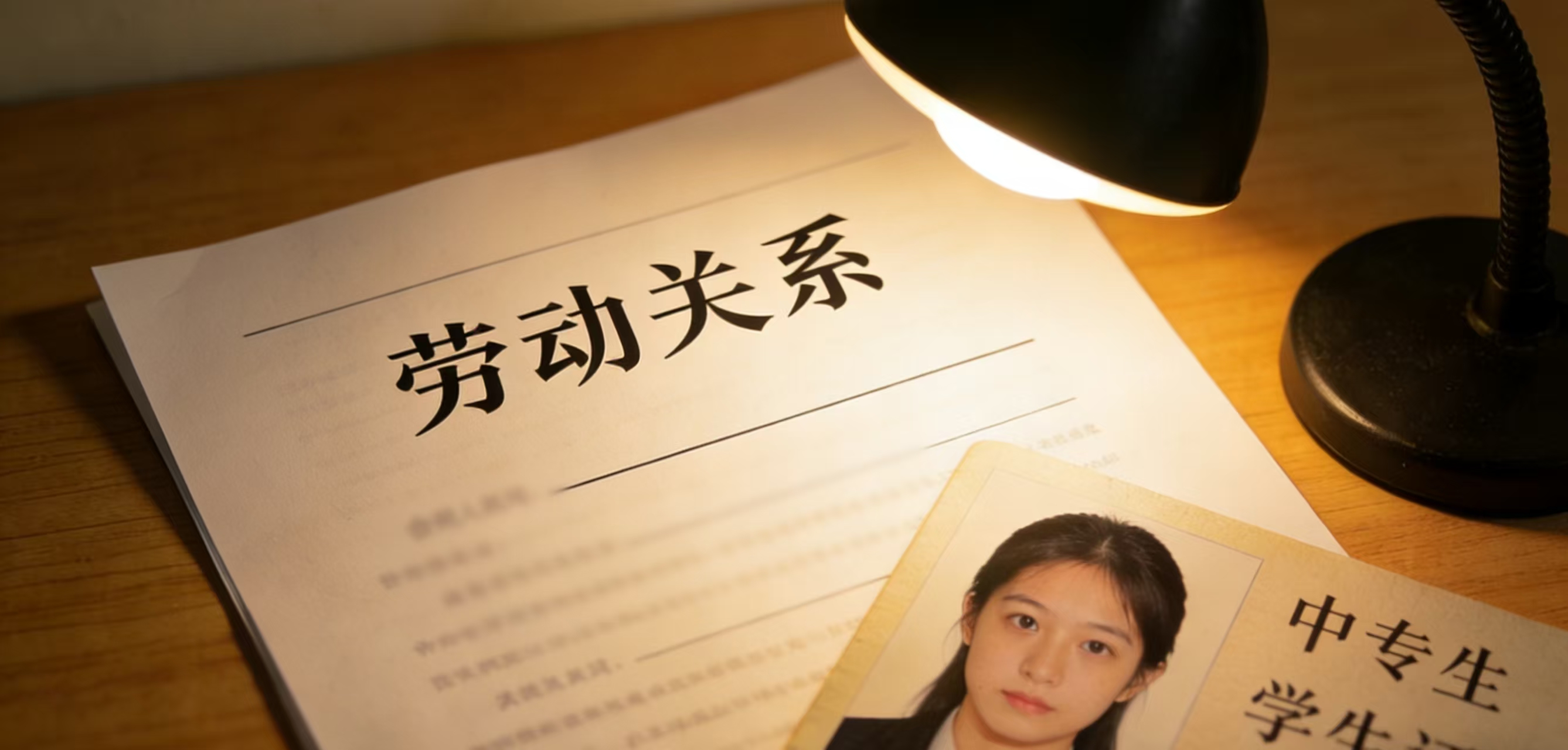 全日制中专生校外连续工作一年，劳动关系成立吗？