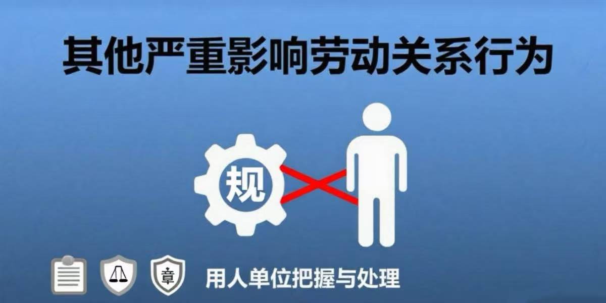 什么是其他严重影响劳动关系的行为 用人单位如何把握和处理