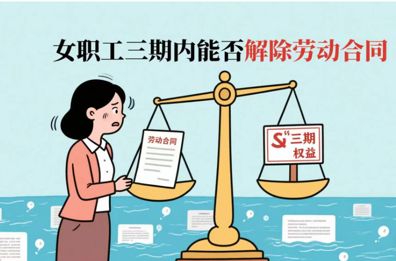 女职工“三期”内能否解除劳动合同？