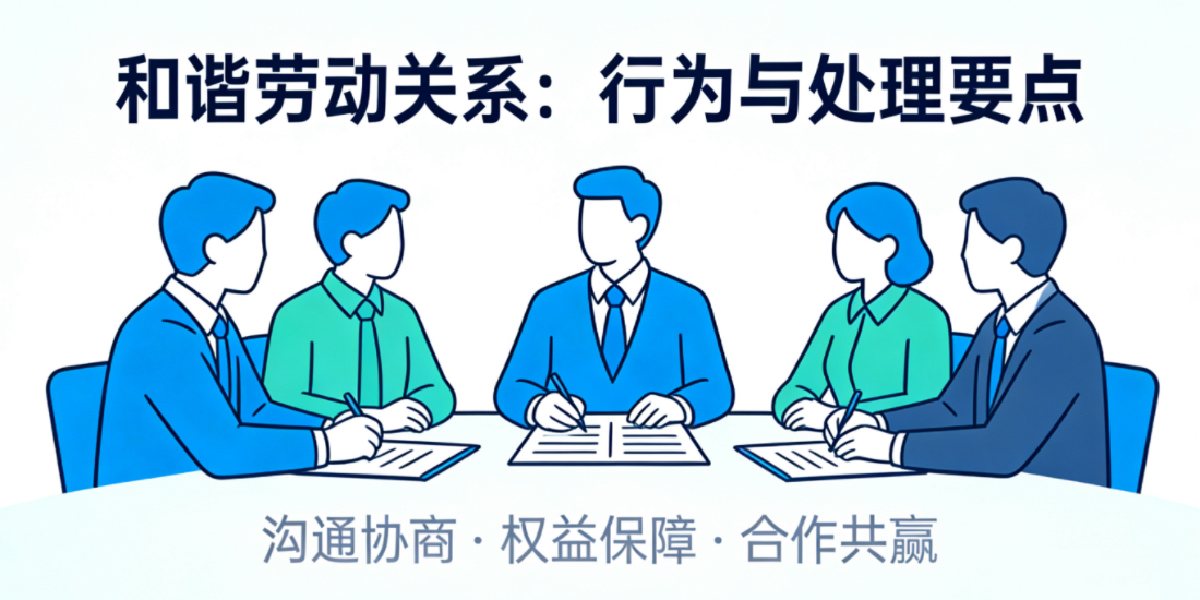 在实操层面影响和谐劳动关系的行为有哪些？如何把握处理？